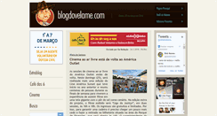Desktop Screenshot of blogdovelame.com.br